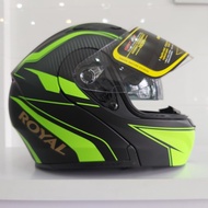 mũ bảo hiểm fullface lật cằm 2 kính chính hãng ROYAL M179