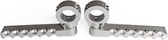 GS1 Slim Line Highway Peg Set (silver, 1" / 25.4mm collar, compatible with BMW 2013 & newer R1200GS+