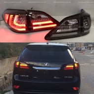 Lexus RX270 RX350 Tail Lamp 2009-2015 LED Light Bar Black