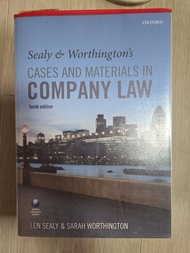 Sealy & Worthington's Cases and Materials in Company Law, 10th Ed.