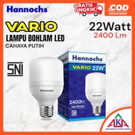 CAHAYA HANNOCHS VARIO 22W Cool Daylight LED Bulb White Light E27 SNI - VARIO 22W CDL
