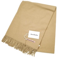 Acne Studios Made in Italy, Canada New Fringed Wool Scarf, Camel, Large, Unisex [Like New] [Pre-owne