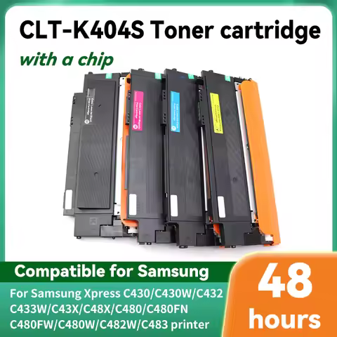 color toner cartridge K404s 404 CLT-K404S for Samsung printer C430 C430W C432 C433W C43X C48X C480 4
