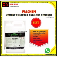 FALCHEM CEMENT X MORTAR AND LIME REMOVER / CEMENT REMOVER / LIME REMOVER / 5LIT