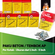 White Concrete Nails 1" 1.5"/s 2"/s 2.5"/s 3"/s 4"/s 5" AP 350 grams