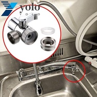 YOLO Faucet Adapter 3 Way Tee Kitchen Toilet Bidet Shower Head Sink Splitter Diverter Valve Water Tap Connector