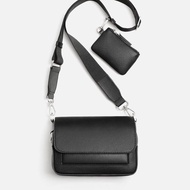 ZARAˉ Home New Mens Bag Fashion Brand Mens Two-in-one Flip Slung Shoulder Bag Casual All-match Small