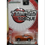 [S236] Small Car Base 1/64 Greenlight 1971 DATSUN 240Z North District Physical Store Sale