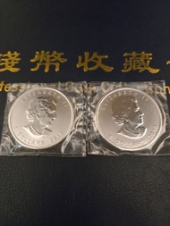 2010年9999加拿大楓葉銀幣2隻