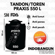 Terbaru Tandon Air Toren Air Tangki Air Praxis 500 Liter 550 Liter