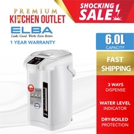 Elba 6.0L Thermo Pot Water Dispenser | ETP-D6013(WH) | Morgan 6.0L Thermo Pot Water Dispenser Flask 