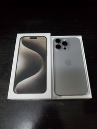 Iphone 15 pro max 256gb natural titanium apple 手提電話 二手手機 mobile phone