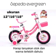 EVERGREEN DAISY GIRLS' BIKE SIZE 12INCH 16INCH/ 18INCH