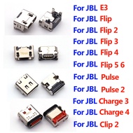 5ชิ้นสำหรับ JBL ชาร์จ E3 3 4 Flip 6 5 4 3 Flip4 Flip3คลิปพัลส์2ลำโพงบลูทูธชาร์จ USB ขั้วต่อที่ชาร์จสายแพปลั๊ก