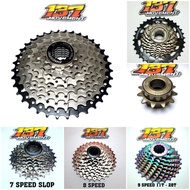 Sprocket 7 8 9 and 6 speed Cassette Megarange Slup slop Thread Thread