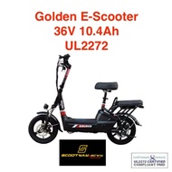 36V Golden E-scooter 10.4Ah LTA Compliant, UL2272 6-Months Warranty