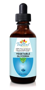 Organic Vegetable Glycerin Liquid 4 oz - 100% Pure Glycerin for DIY Beauty Products, Soaps, Artwork