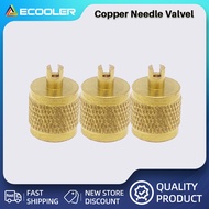 Pure Copper Needle Valve Copper Nut 1/4 Inch Nut Sealing Cap Refrigerator Air Conditioning Fluorine Top Needle Valve Cap