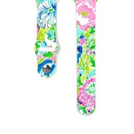 彩色花卉圖案 Apple Watch 運動硅膠手錶帶-lp004