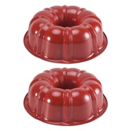 [qua]- Cake Pan Nonstick Fluted Tube Cake Pans for Baking Heavy Duty Carbon Steel Tube Pan Baking Mo