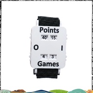 Tennis Score Keeper Wristband 8cm Big Screen Portable Counter Wearable Match Accurate Score Tracking