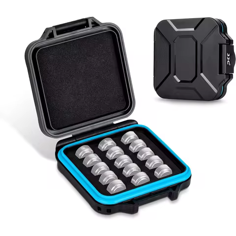 JJC Compact LR44 Batteries Case Battery Organizer Storage Holder Box Case For 15x AG13 CR44 SR44 357