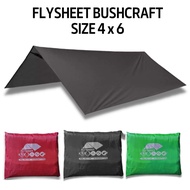 TENDA Flysheet 4x6 waterproof - bivouac set 4x6 - trap tent - flysheet tent 6x4 - tarpaulin tent 4x6