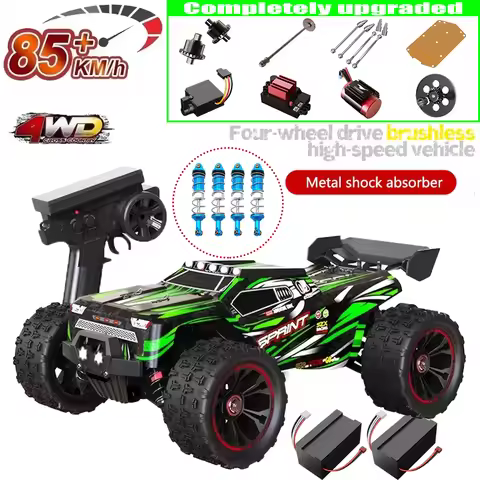 Gift a metal shock absorber 9522PRO 85KM/H High-speed RC Car Brushless 4-wheel Drive Off-road Drift