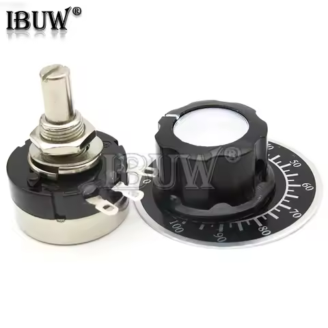 1sets (3PCS) RV24YN20S 1K 2K 5K 10K 50K 100K 500K ohm Single Turn Carbon Film Rotary Taper Potentiom