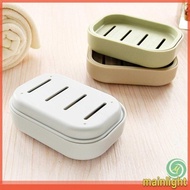 Bar Soap Holder + Strainer 2-Layer Bar Soap Box Bathroom Soap Rack WC Toilet Soap Box Bar Soap Holde