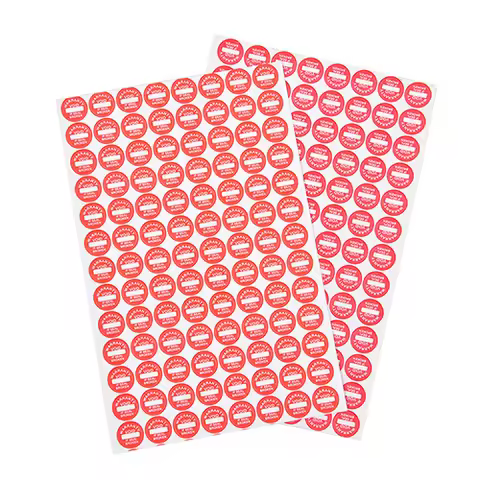 【TG16】2 Sheets(total 208Pcs) 10mm Warranty Fragile Seal Label Sticker Universal Guaranteed VOID Stic