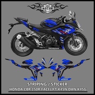 Honda Cbr 150R Facelift K45N and K45G Hayabusa Motif Striping / Cbr 150 r K45N Motorcycle Sticker / 