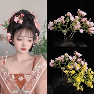 Hanjin Pavilion Gypsophila Hanfu Hair Accessories Small Fresh Floral Sweet Hairpin Antique Accessories Hair Accessories 5.15