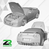 Diecast Nissan Skyline GTR R35 Hot wheels Skyline R35 Unpaint Resin