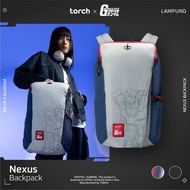 TORCH X GUNDAM Backpack Men's and Women's Backpack 21L Travel Laptop Waterproof Anime Nexus Exclusiv
