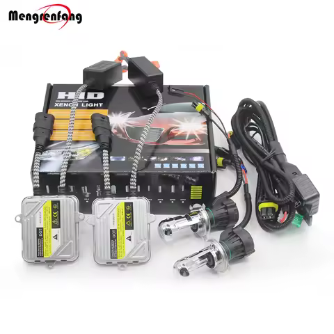 H4 H4-3 Hi/Lo Bi Xenon Light HID Kit Bulb + Ballast + Harness Wire 55W 4300K-10000K 12V Car Light He