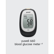 YUWELL Blood Glucose Meter 660 Starter Kit (Include 25 Strips +25 Lancets + 25 Alcohol Swabs)