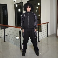 WP COMPANY - ONE SET JACKET DOUBLE ZIPPER BOXY SHADOW BLACK