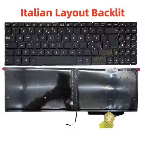 N580 Keyboard for ASUS N580 N580V N580VD N580VN N580GD Italian Layout IT Backlit