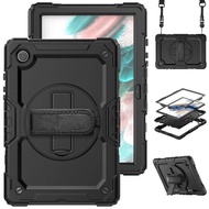 Case FOR SAMSUNG TAB A9 PLUS/TAB A9 8.7 INC STRAP CASE RUGGED RUBBER