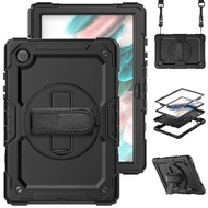 Case FOR SAMSUNG TAB A9 PLUS/TAB A9 8.7 INC STRAP CASE RUGGED RUBBER