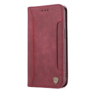 SAMSUNG A11/M11 A21s A20/A30 A30S/A50/A50S A80 CASEON FLIP WALLET CARD SLOT LEATHER CASE C001