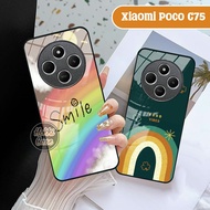 Softcase poco C75 - Case Glass Xiaomi poco C75 - Casing poco C75 - Silicone poco C75 [521H]