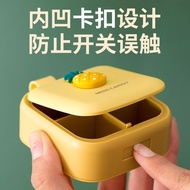 Mini Small Pill Box Portable Portable Carry-on Pill Pill Packing Box 7 Days One Week Medicine Packing Storage Box