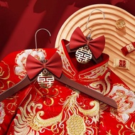 🧡现货🧡中式喜字结婚衣架 / 陪嫁衣撑婚纱秀禾服. Chinese Wedding Bride and Groom Clothes Hanger.