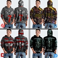 Avenged Sevenfold Band A7X Hoodie Pullover Fullprint Polyester Jersey Material | A7X-21095112