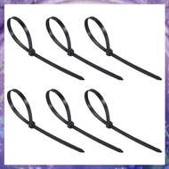 (Y W Z H)100 Pack Cable Zip Ties Black Cable Zip Heavy Duty 12 Inch, 7.6mm Strong Plastic Wire Ties 