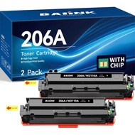 206A Black Toner Cartridges (with Chip) Compatible for HP 206A Black Toner Cartridges W2110X W2110A 