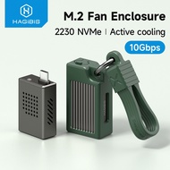 HAGiBiS 2230 M.2 NVMe SSD Enclosure With Cooling Fan