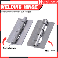 Welding Hinge Removable Hole-Less Car Pin Hinges Iron Door Anti-Theft Bisagra Hardware Tools